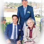 Dottie’s final Del Monte appearance July 18, 2019 with Jake Lum, youngest AKC Judge and Show Chair Hap Sutliff