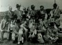 1947 - Wire Men of England Top Row (L to R): Albert Frances, owner of the Takard Kennel, Ernie Sharpe, Joe Cartledge, Albert Langley, and Braugh Taylor. Middle Row: Raddy Trieman, Leonard Marsley, Wire man from Lanes, Greorge Barley, Ernie May, Douglas Williams of Wyreholm, and George Stevensen of Stoney Craig Kennel. Front Row: Billy Mitchell, Charlie Higginsen and Jimmy Butler