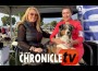 12 Jewel Scott visits with Deb Cooper about her Best Junior win at Saturdays Kennel Club of Palm Springs