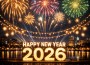 Happy,New,Year,2026,,Lights,And,Fireworks,,No,People