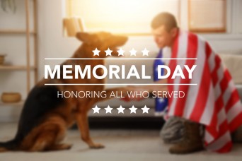 Text,Memorial,Day.,Honoring,All,Who,Served,Against,Blurred,American