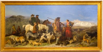 Richard Ansdell, Highland Tod, Fox Hunter, 1859. Oil on Canvas. Collection of the American Kennel Club