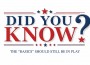 F Did You Know